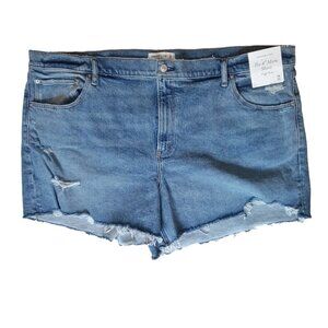 Abercrombie & Fitch NWT 4" Mom Jean Denim Shorts SZ 36